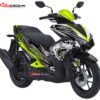 Decal Stiker Yamaha AEROX 155 VVA BLACK WOLF STABILO